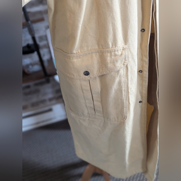 m julian adventures santa fe collection long yellow cotton duster - Picture 3 of 16